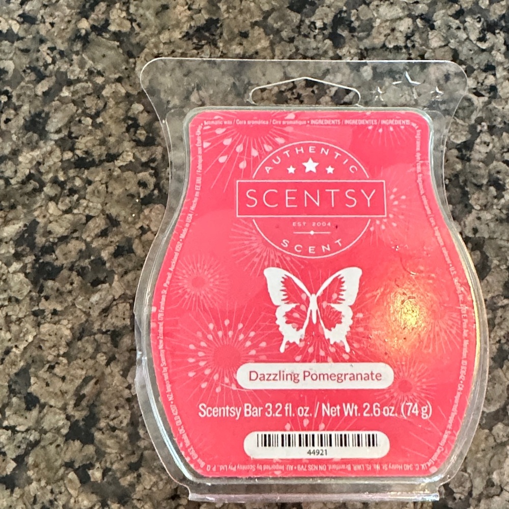 Scentsy Dazzling Pomegranate Scent Bar - Vibrant Pink